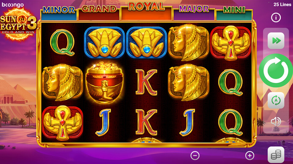 sun of egypt 3 jackpot